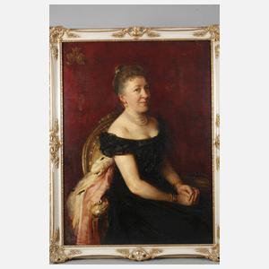 Edda Baronin von Wedel, attr., Damenportrait