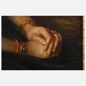 Edda Baronin von Wedel, attr., Damenportrait