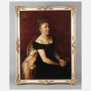 Edda Baronin von Wedel, attr., Damenportrait