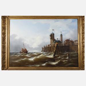 Friedrich Weiß, attr., Französische Küste