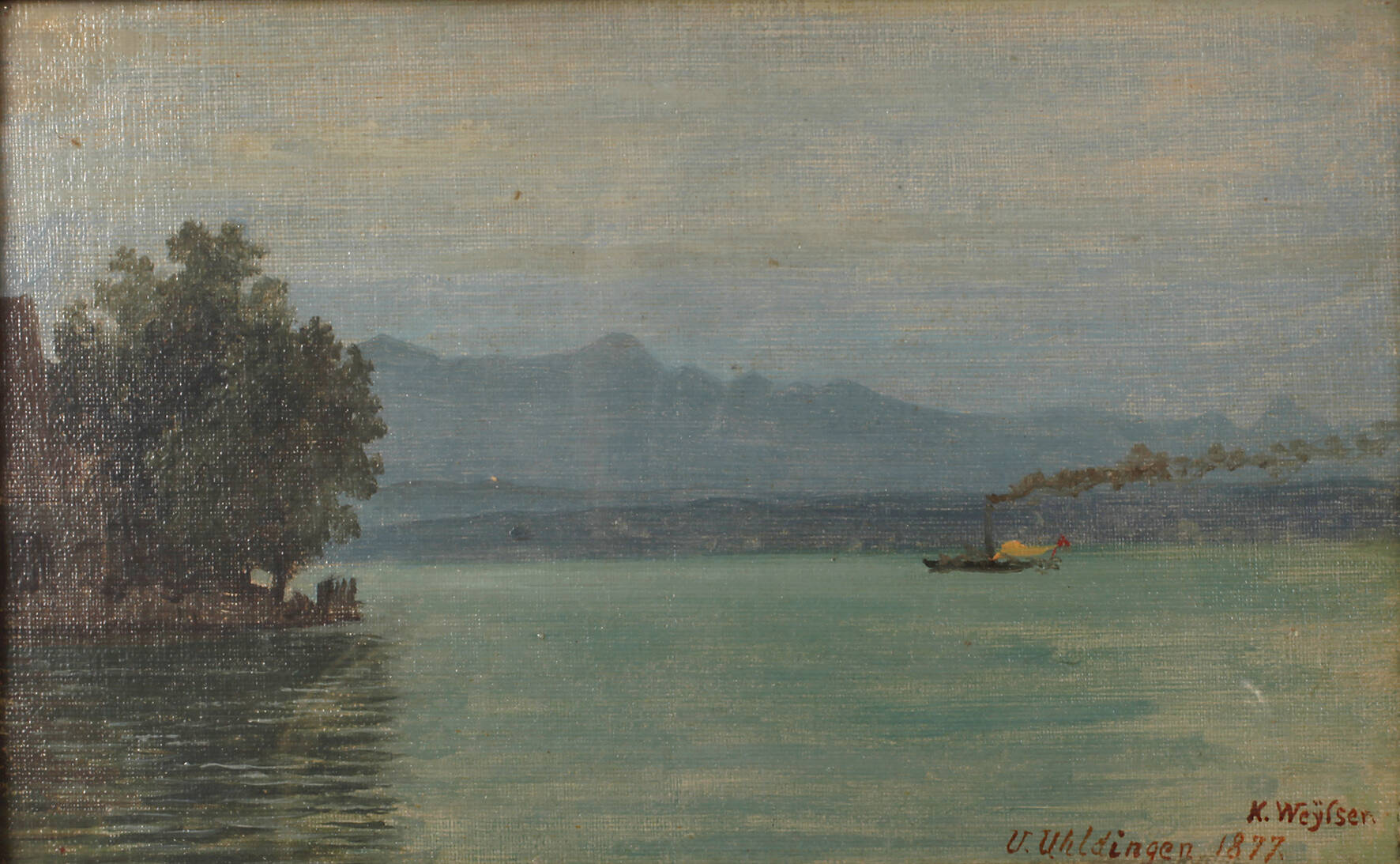 Karl Weysser, "Partie am Bodensee"