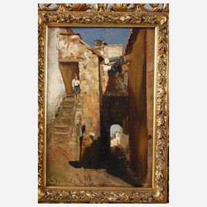 Carl Wuttke, Gasse in Sorrent