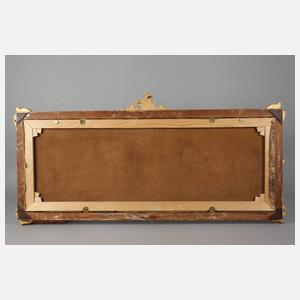 Genrehafte Gartenszene