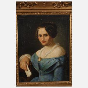 Biedermeierdamenportrait