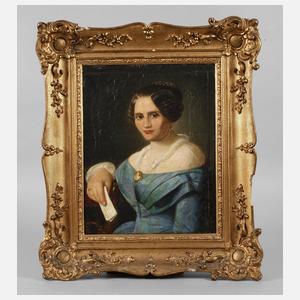 Biedermeierdamenportrait