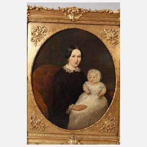 Paar Biedermeierportraits