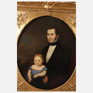 Paar Biedermeierportraits