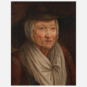 Portrait einer älteren Dame