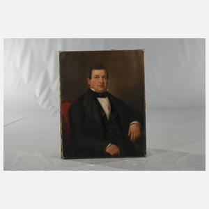 Paar Spätbiedermeier-Portraits