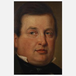 Paar Spätbiedermeier-Portraits