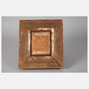 Hühner fütternde Magd