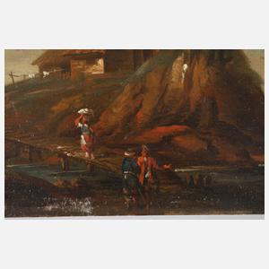 Phantastisches Gehöft am Fluss