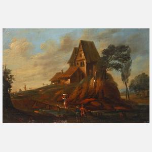 Phantastisches Gehöft am Fluss