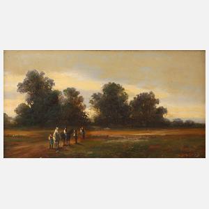 "Parthie aus dem englischen Garten bey München"