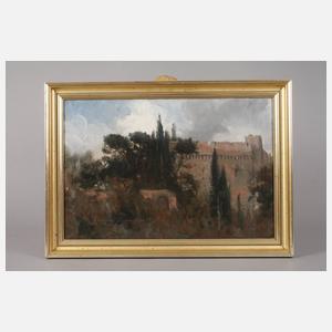 Mediterrane Burgansicht