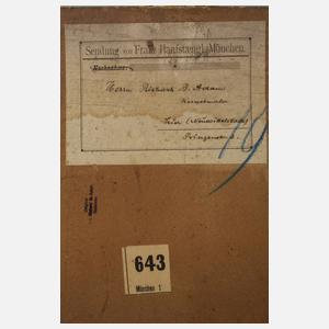 Prof. Richard Benno Adam, Portraitstudie