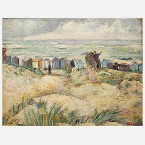 Lucien Adrion, Strand in der Normandie