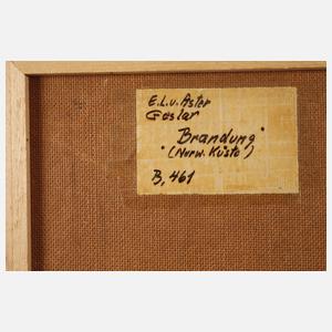 Ernst-Ludwig von Aster, Brandung