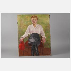 Hellmut Bachrach-Barée, Reiterin im Sessel