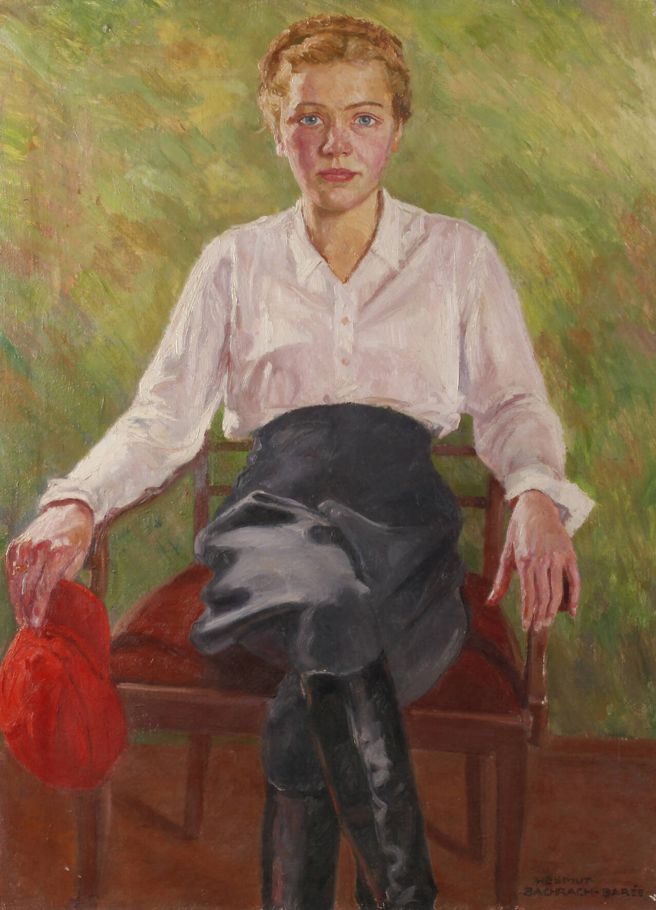 Hellmut Bachrach-Barée, Reiterin im Sessel