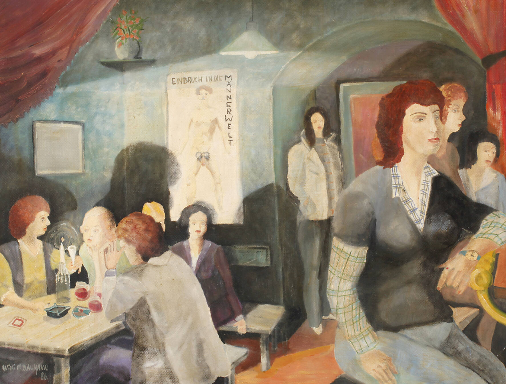 Willi F. Baumann, Frauenkneipe