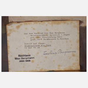 Max Bergmann, attr., Blumenstillleben