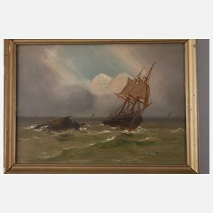 J. de Bernier, Drei Marinebilder