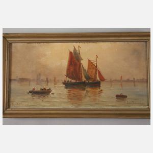 J. de Bernier, Drei Marinebilder