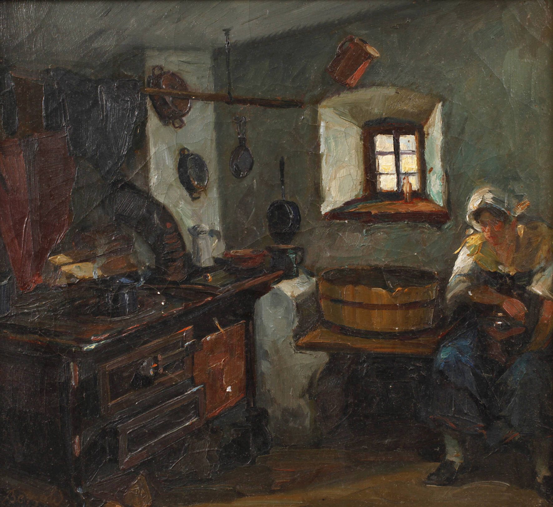 V. Betzold, Kücheninterieur