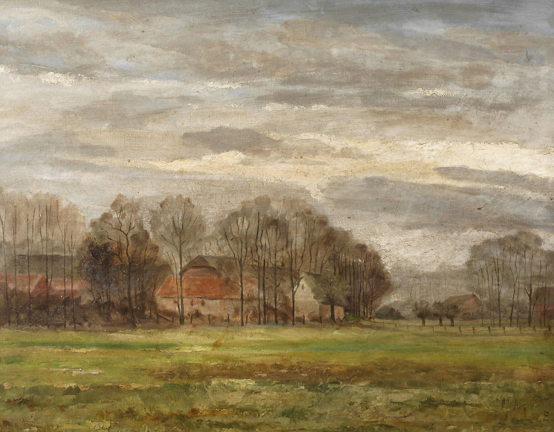 Elisabeth Büchsel, attr., Bauernhof bei Granitz