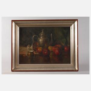 Nikolaus Davis, Stillleben mit Äpfeln