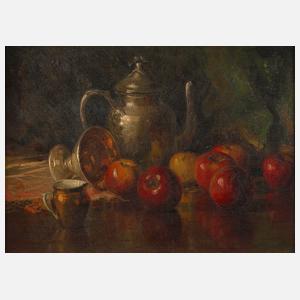 Nikolaus Davis, Stillleben mit Äpfeln