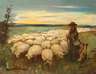 Prof. Georg Albert Dorschfeldt, Schäfer mit Herde