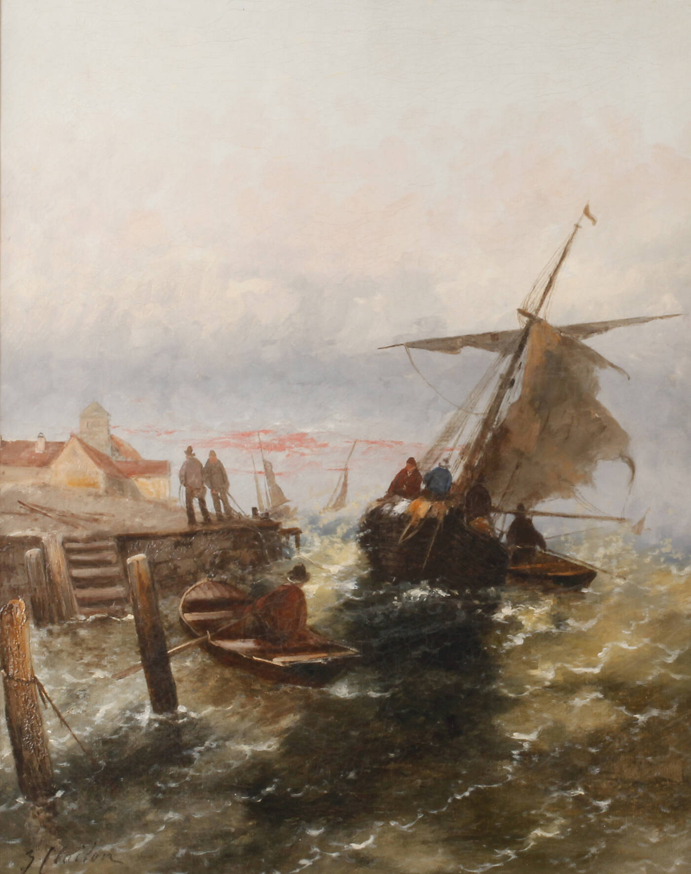 Georg Fischhof, Anlandende Fischer