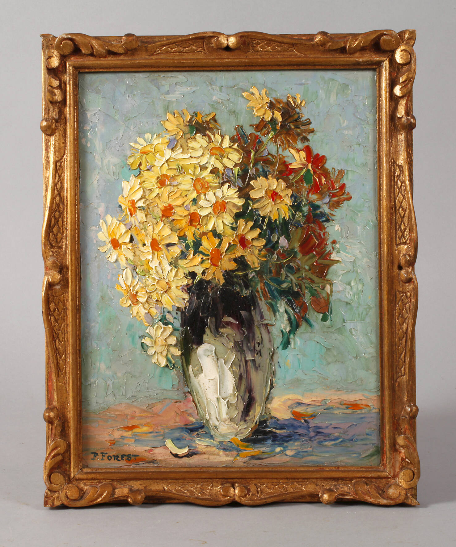 Pierre Forest, Blumenstillleben