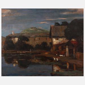 Clemens Fränkel, Voralpenländische Dorfidylle