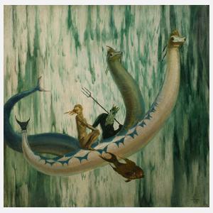 Prof. Max Frey, "Poseidon und Tochter"