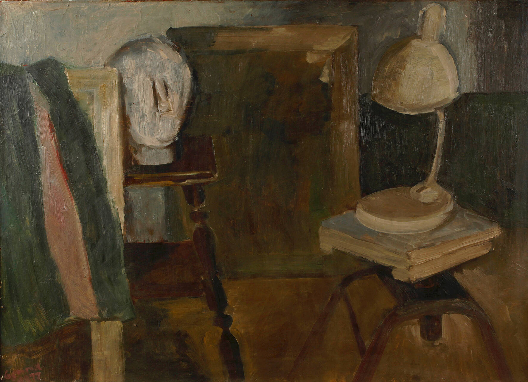 Lothar Gemmel, Atelierinterieur