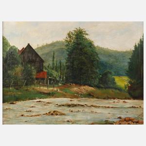 L. Gorges, Flusslandschaft