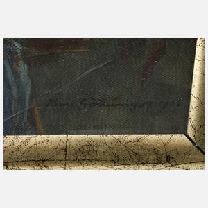 Prof. Hans Götzinger, Häusliche Szene