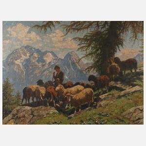 Georg Hänel, Schäfer im Hochgebirge