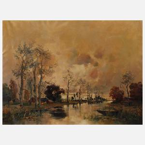 A. Herbe, Flusslandschaft