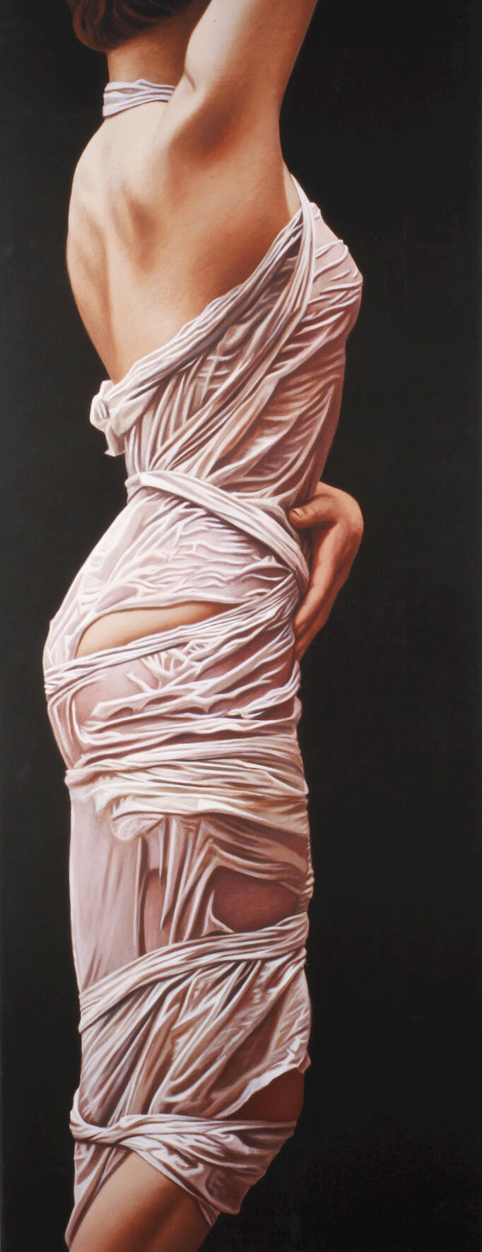 Willy Kissmer, "Halbakt mit erhobenen Arm"