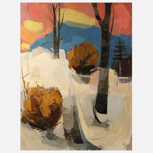 Wilhelm Kneisel, "Der frühe Schnee"