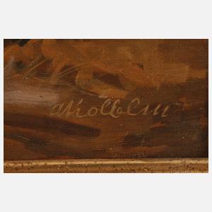 Albin Kölblin, fahrendes Volk bei der Rast