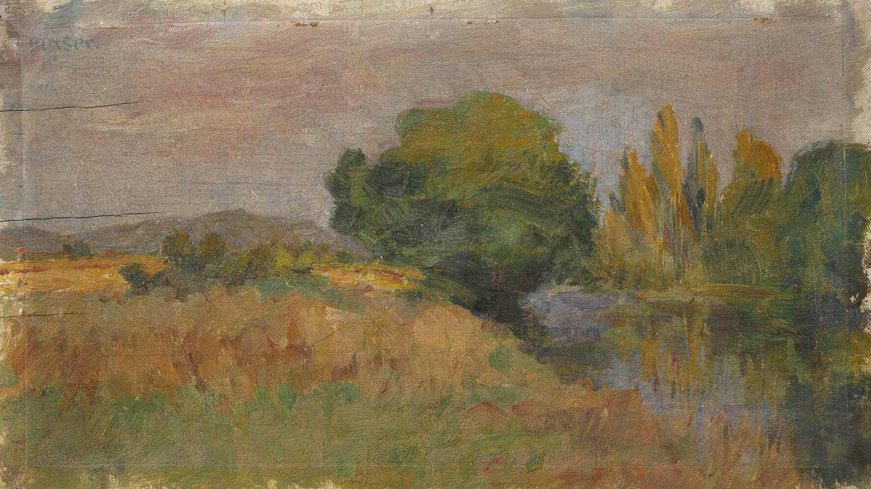 Maser, Landschaft mit See