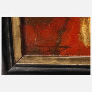 Franz Müller-Münster, Portrait eines Rauchers