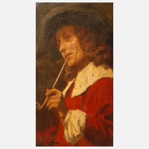 Franz Müller-Münster, Portrait eines Rauchers