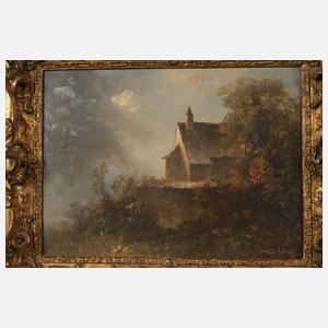 Oskar Mulley, Kirche im Gebirge