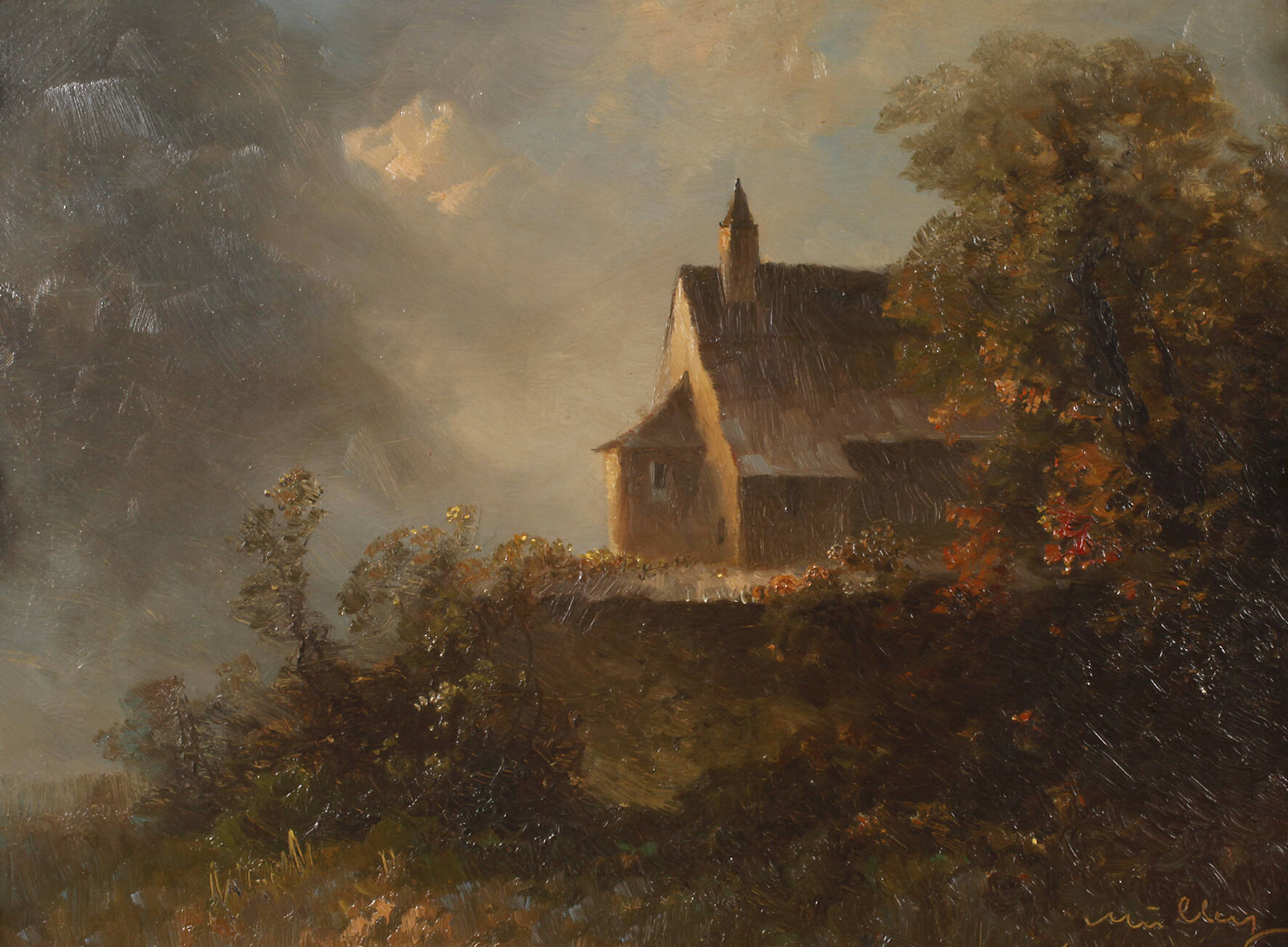 Oskar Mulley, Kirche im Gebirge